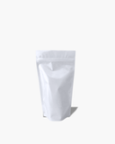 Half Clear Half White Stand Up Pouch with Ziplock