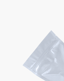 Half Clear Half White Stand Up Pouch with Ziplock